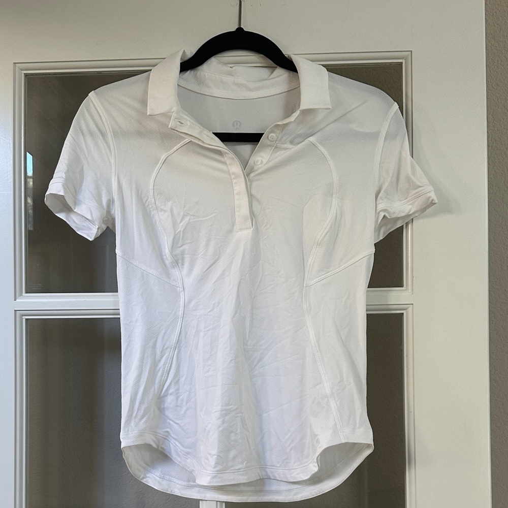 Lululemon Women's White Swiftly Shirts- size 2